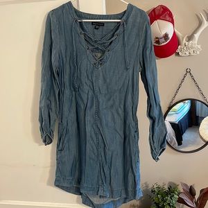 American Eagle Denim Pocket Dress
